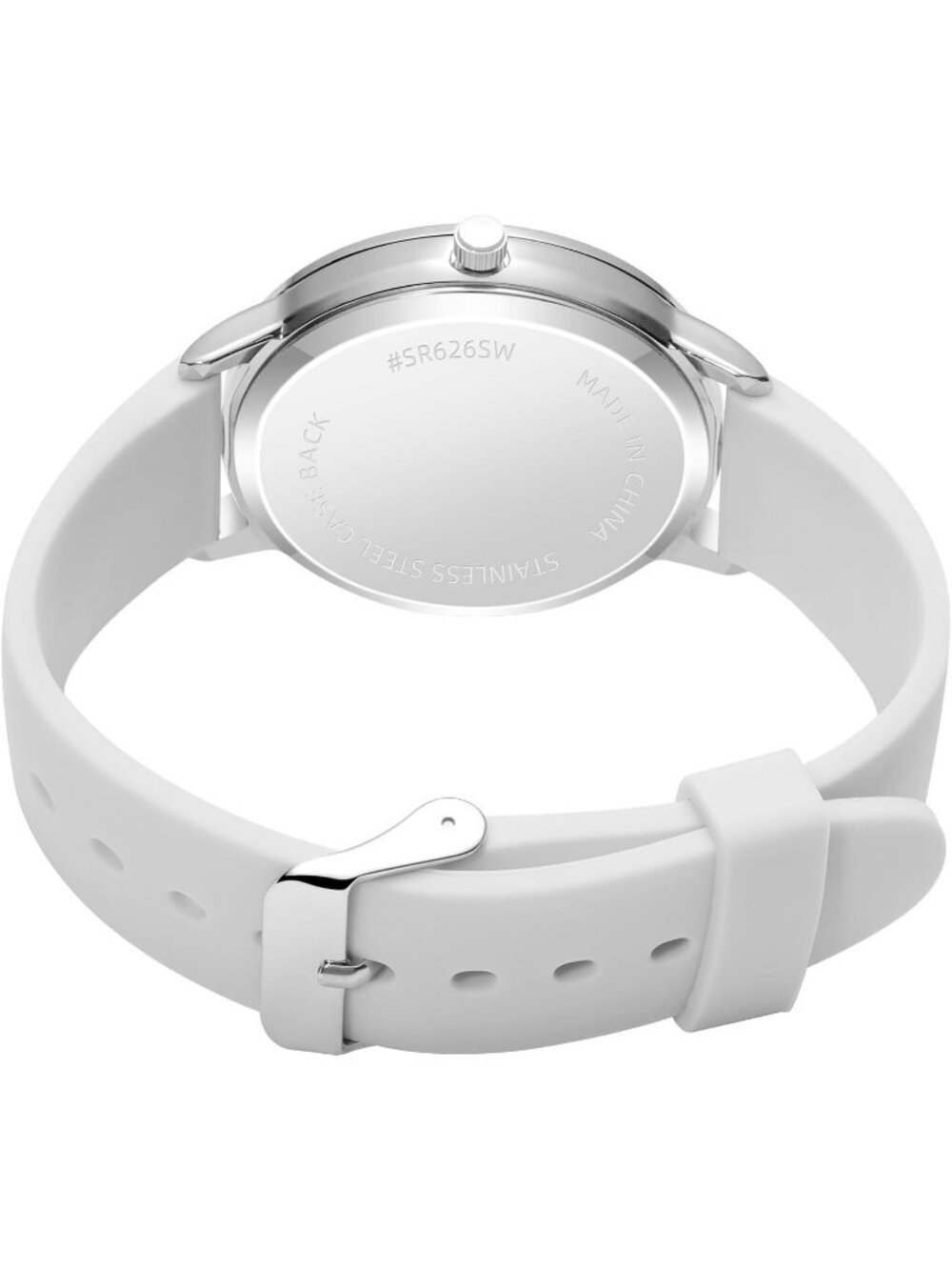 Unisex White Waterproof Analog Luminouse Easy Read Dial Quartz Dress Wrist Watch - Picture 3 of 6